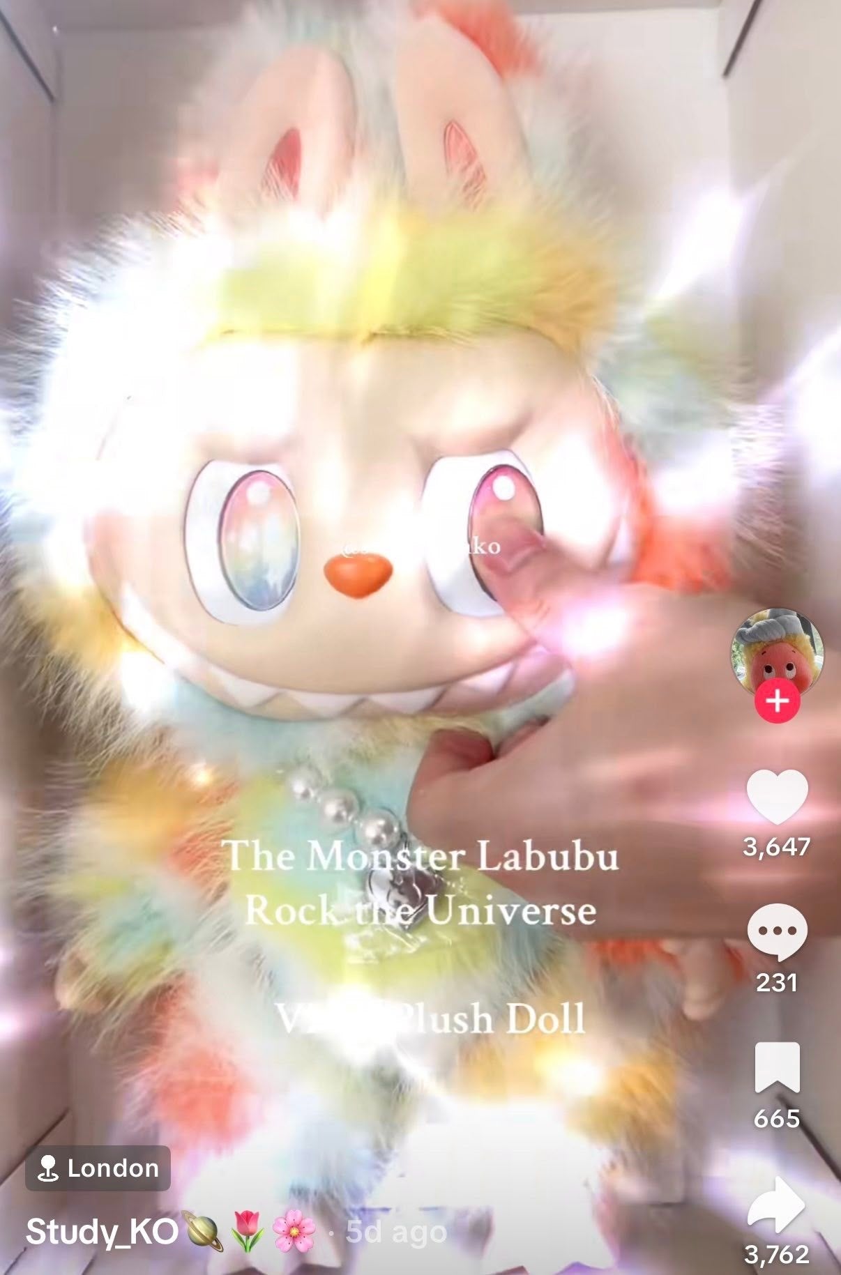 The Monsters Labubu - Rock The Universe - Vinyl Plush Doll