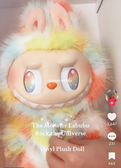 The Monsters Labubu - Rock The Universe - Vinyl Plush Doll