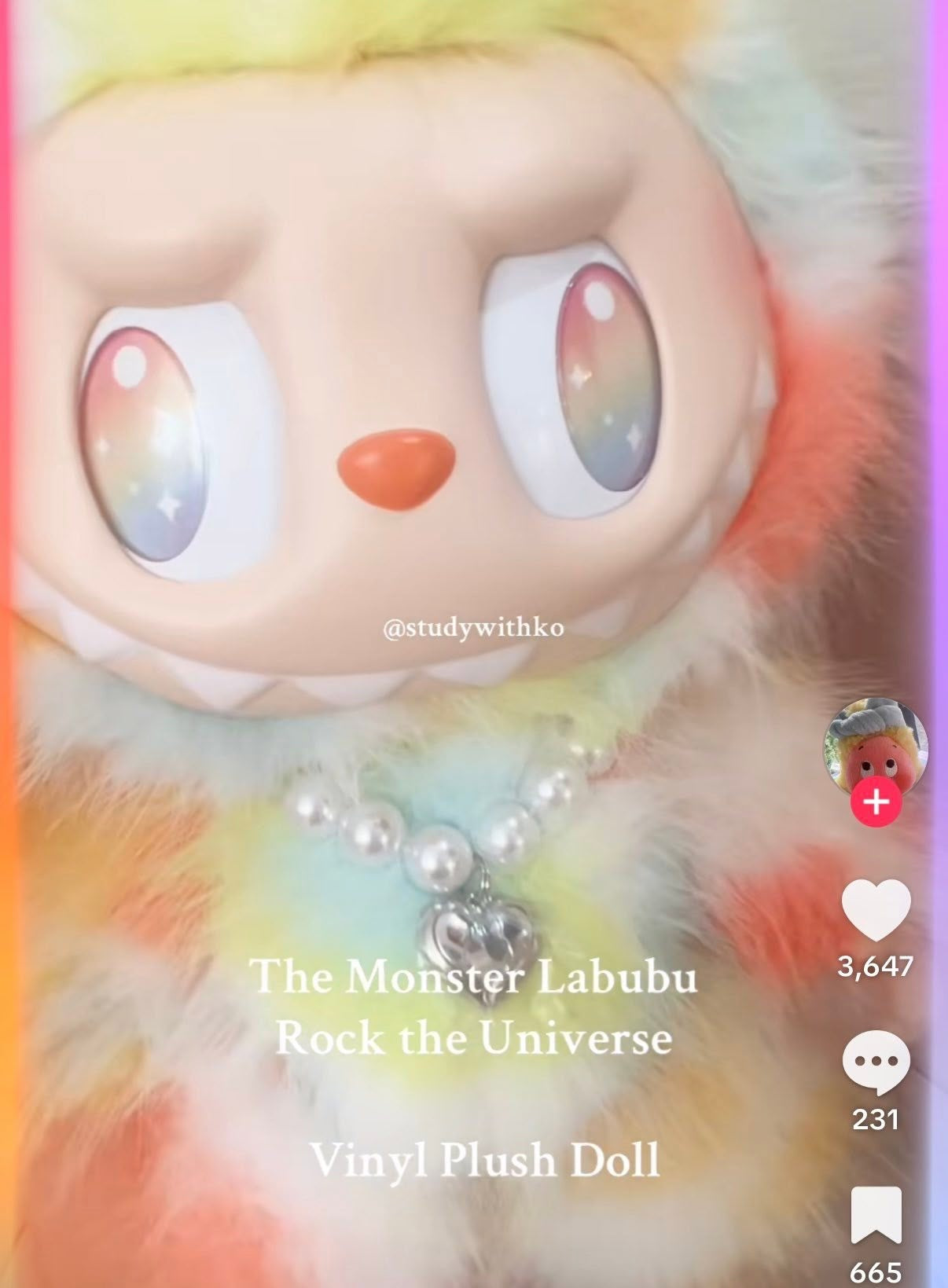 The Monsters Labubu - Rock The Universe - Vinyl Plush Doll